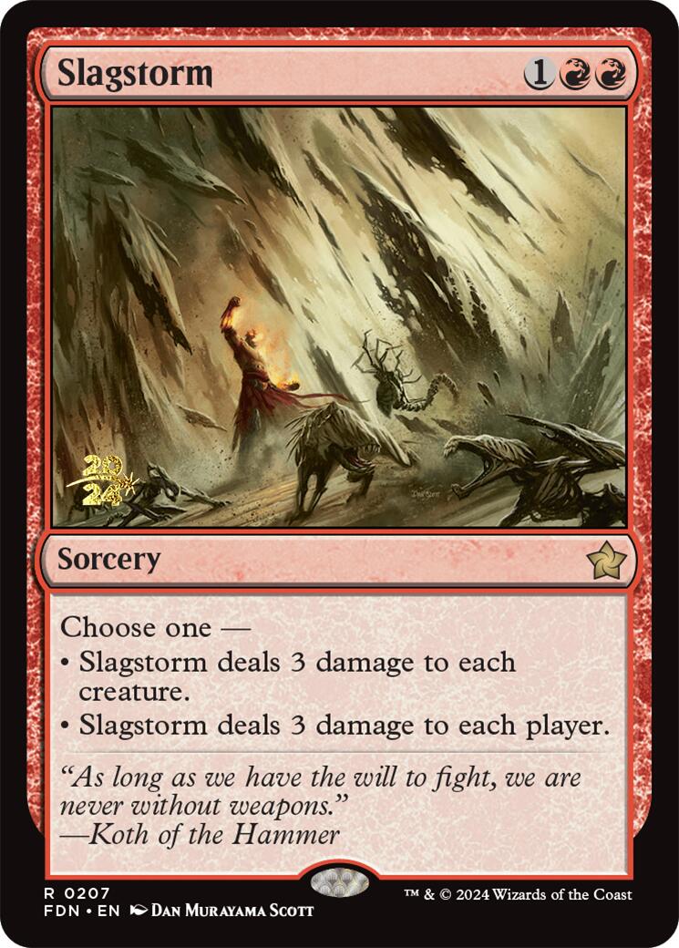 Slagstorm [Foundations Prerelease Promos] | Magic Magpie