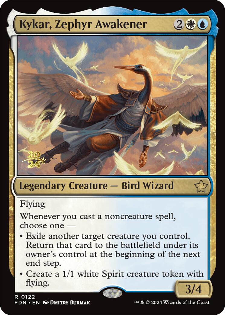 Kykar, Zephyr Awakener [Foundations Prerelease Promos] | Magic Magpie