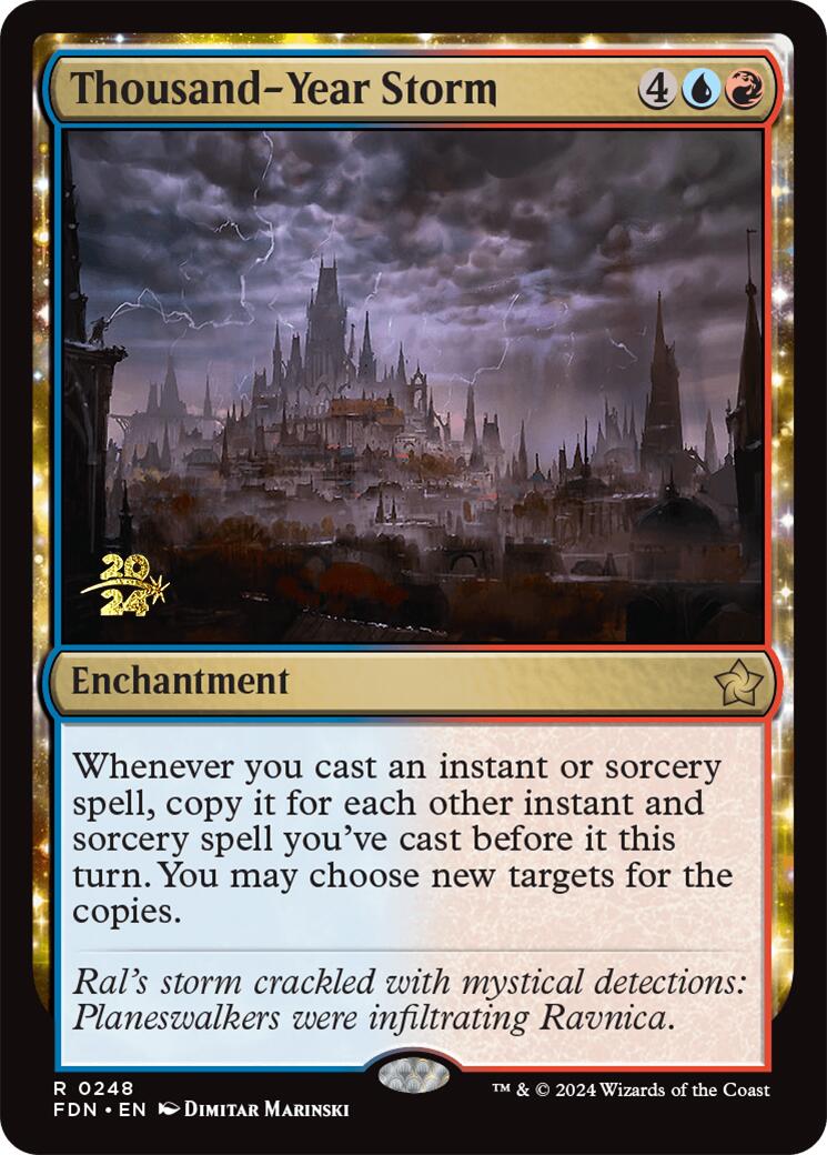 Thousand-Year Storm [Foundations Prerelease Promos] | Magic Magpie