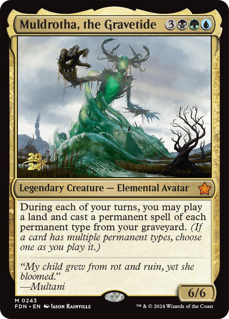 Muldrotha, the Gravetide [Foundations Prerelease Promos] | Magic Magpie