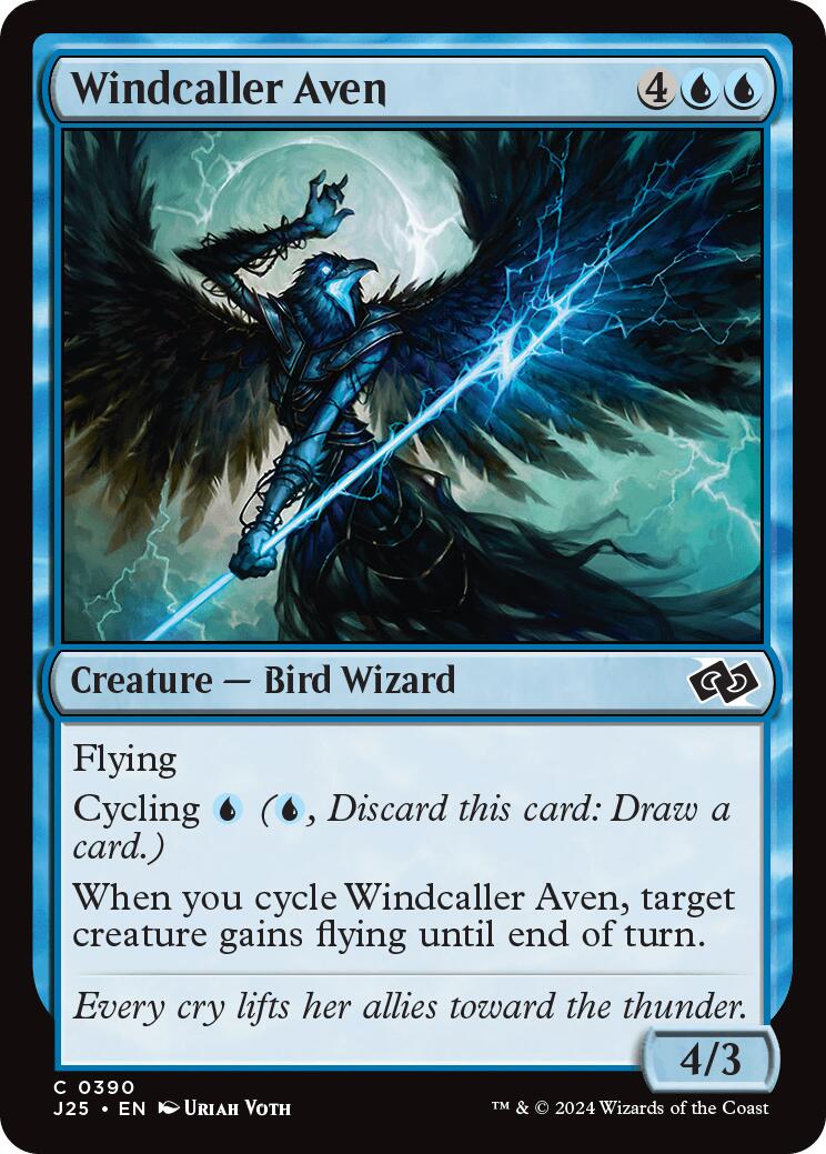 Windcaller Aven [Foundations Jumpstart] | Magic Magpie