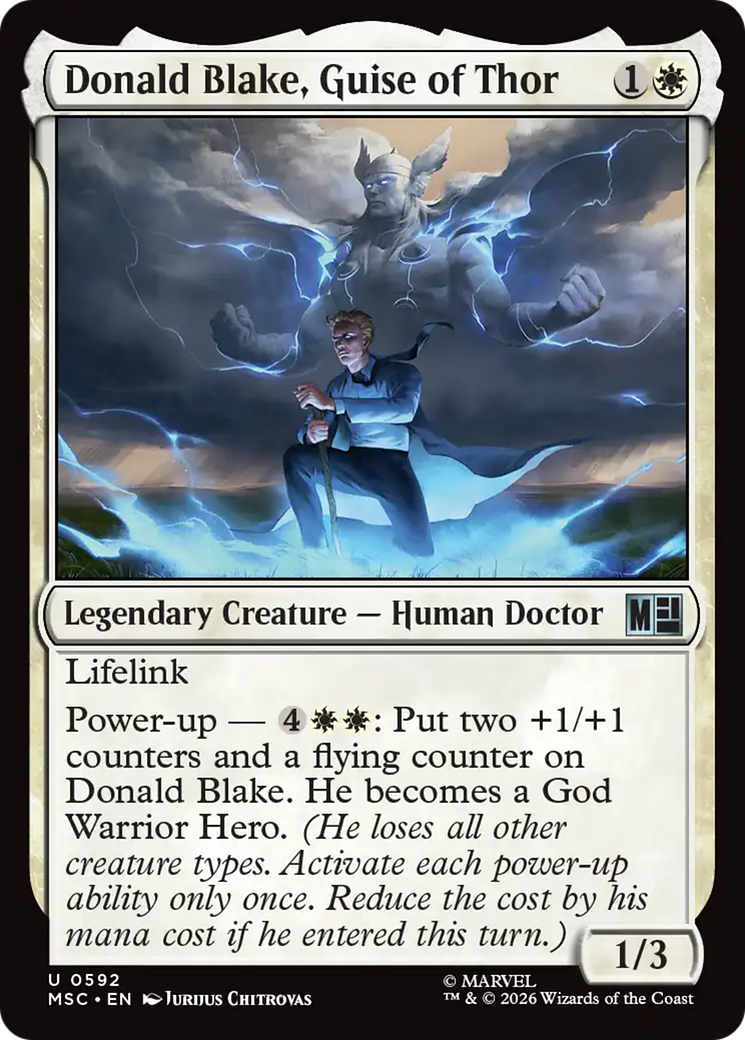 Donald Blake, Guise of Thor [Marvel Super Heroes Commander] | Magic Magpie