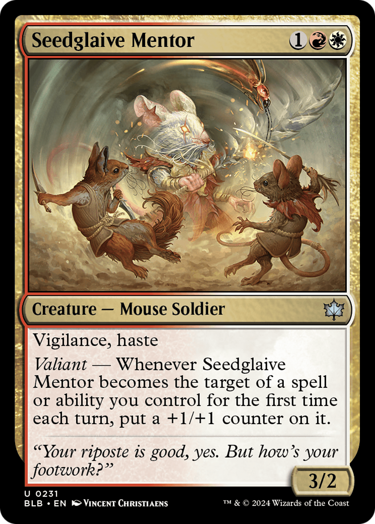 Seedglaive Mentor [Bloomburrow] | Magic Magpie