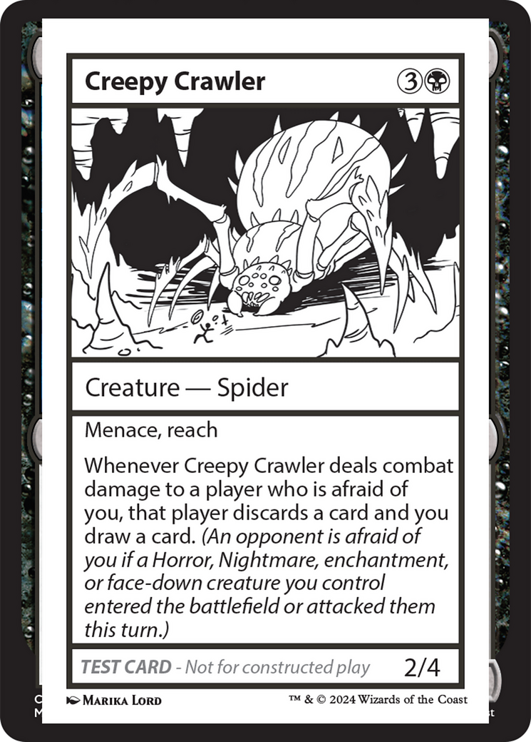 Creepy Crawler [Mystery Booster 2 Playtest Cards] | Magic Magpie