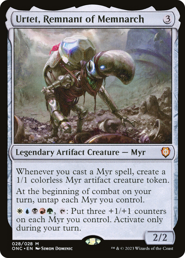 Urtet, Remnant of Memnarch [Phyrexia: All Will Be One Commander] | Magic Magpie