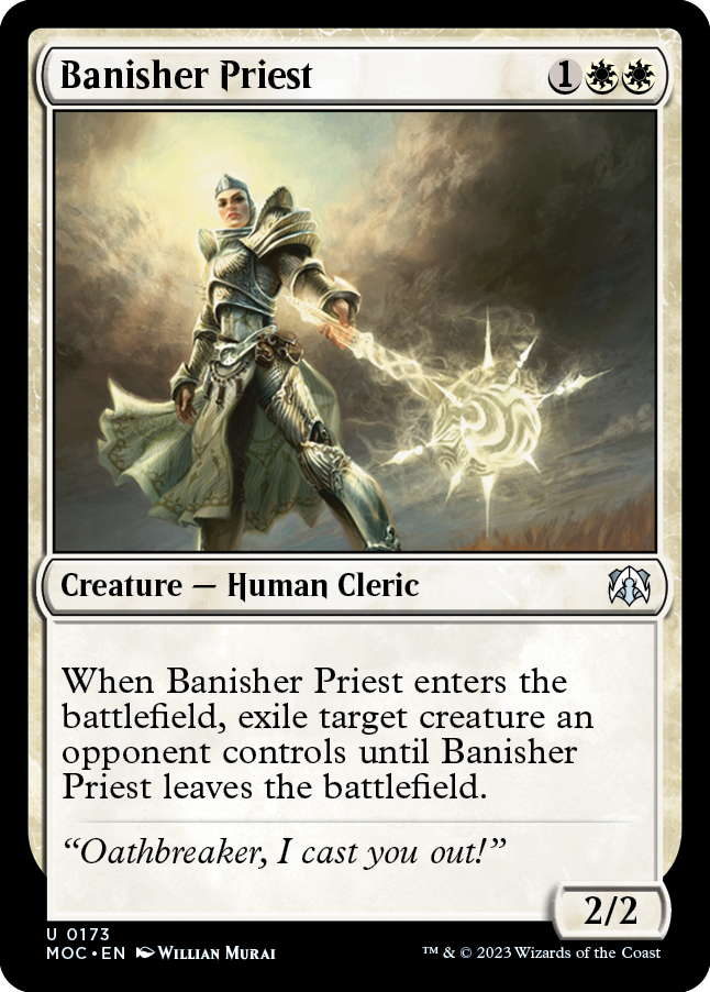 Banisher Priest [March of the Machine Commander] | Magic Magpie