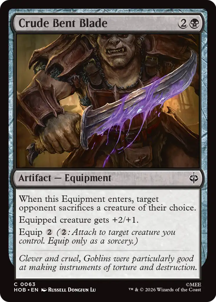 Crude Bent Blade [The Hobbit] | Magic Magpie