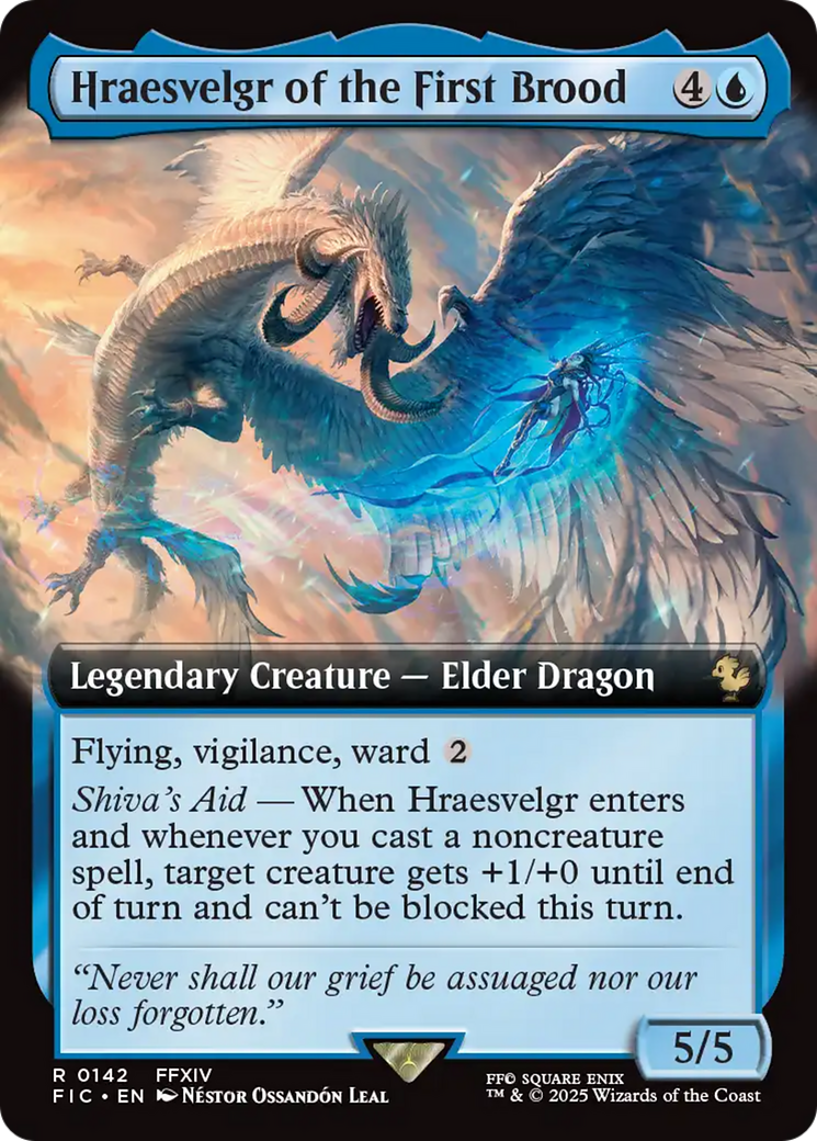 Hraesvelgr of the First Brood (Extended Art) [FINAL FANTASY Commander] | Magic Magpie