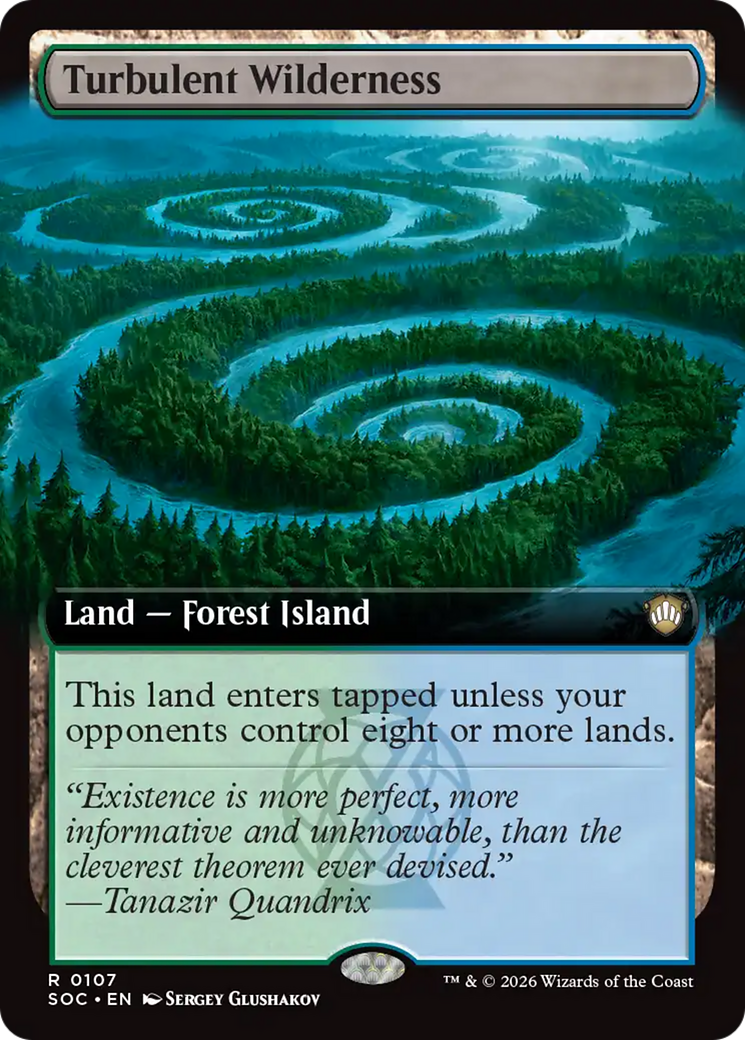 Turbulent Wilderness (Extended Art) [Secrets of Strixhaven Commander] | Magic Magpie