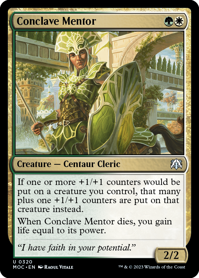 Conclave Mentor [March of the Machine Commander] | Magic Magpie