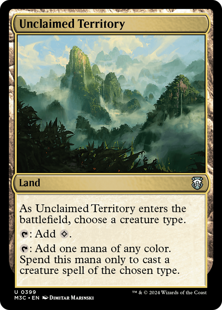 Unclaimed Territory (Ripple Foil) [Modern Horizons 3 Commander] | Magic Magpie