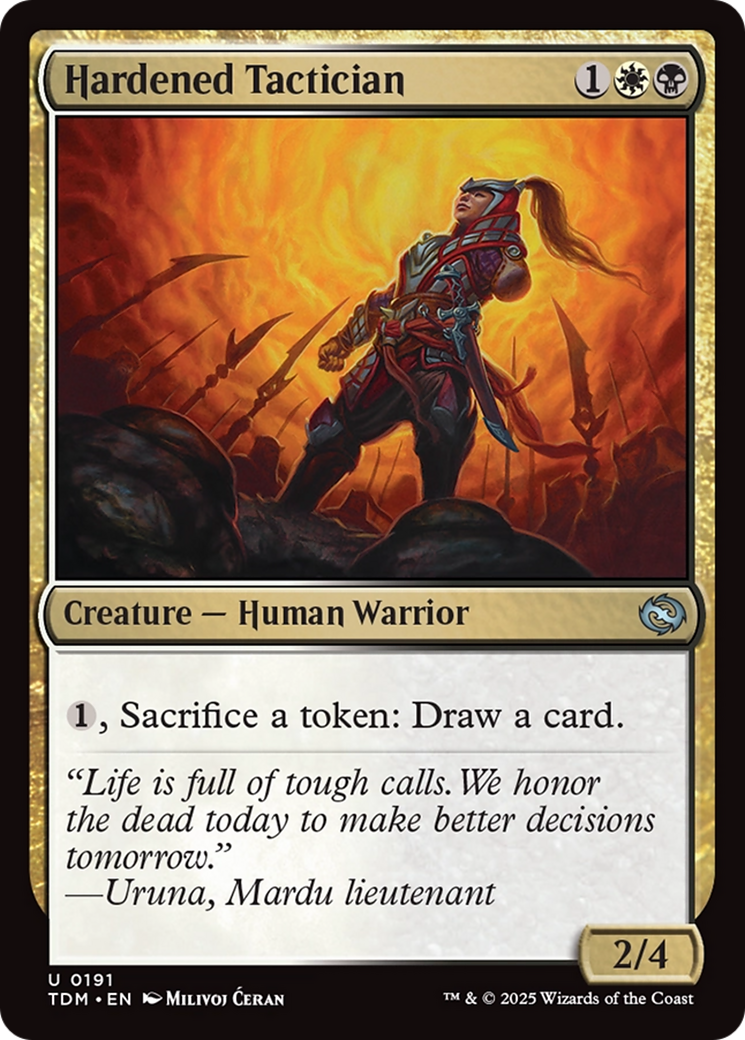 Hardened Tactician [Tarkir: Dragonstorm] | Magic Magpie