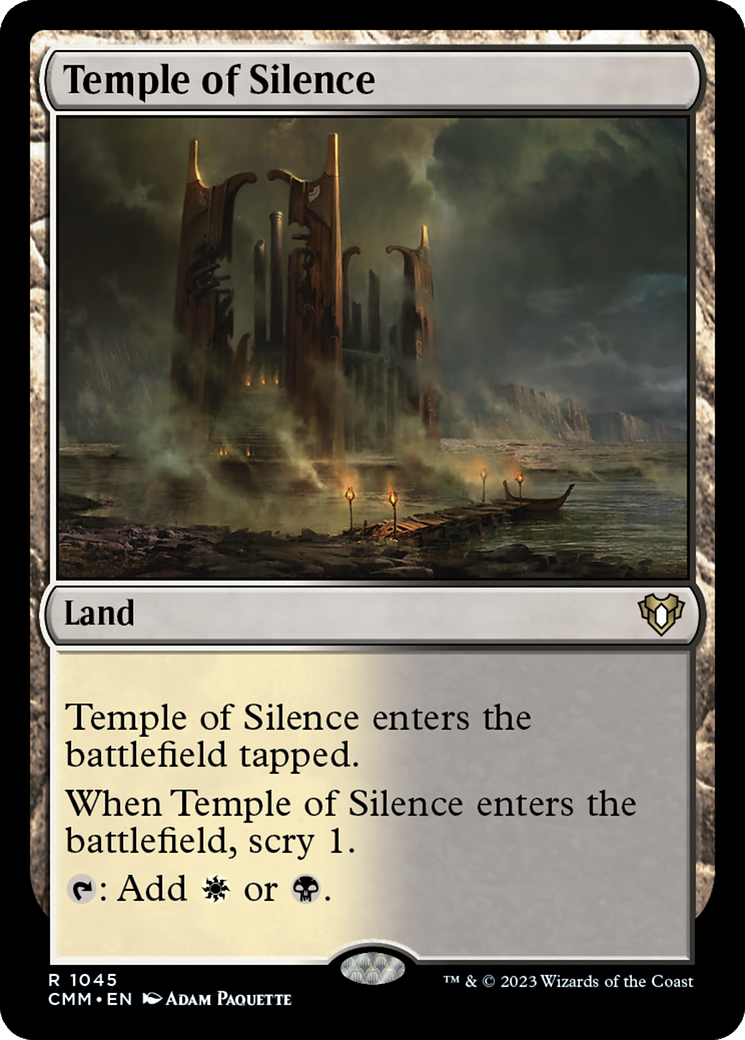 Temple of Silence [Commander Masters] | Magic Magpie