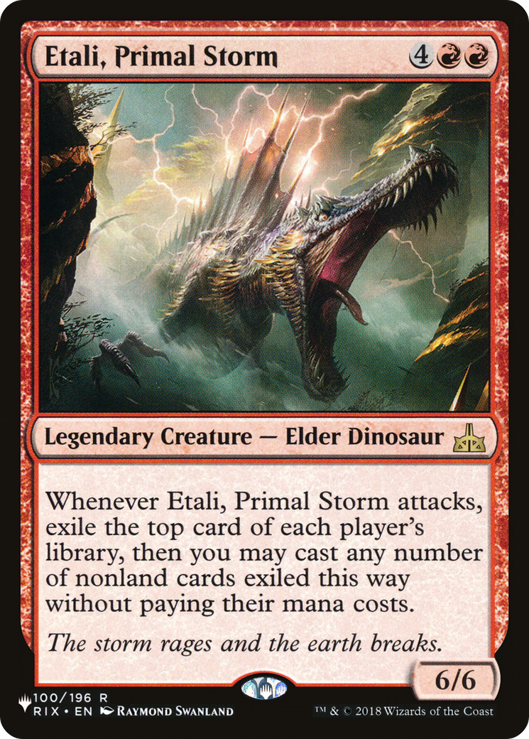 Etali, Primal Storm [The List] | Magic Magpie