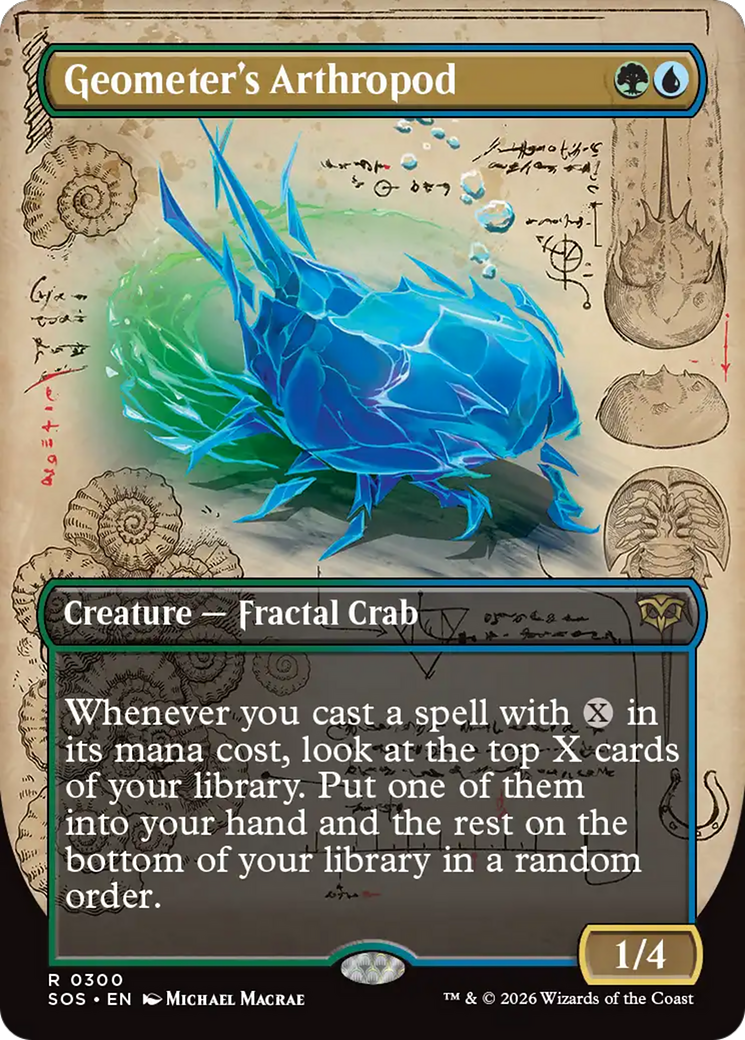 Geometer's Arthropod (Borderless) [Secrets of Strixhaven] | Magic Magpie