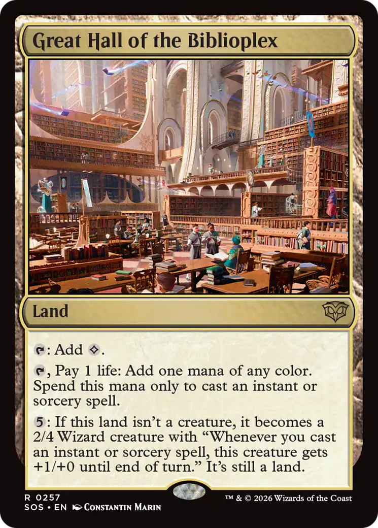 Great Hall of the Biblioplex [Secrets of Strixhaven] | Magic Magpie