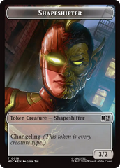 Shapeshifter (018) // Villain (025) Double-Sided Token (Surge Foil) [Marvel Super Heroes Commander Tokens] | Magic Magpie