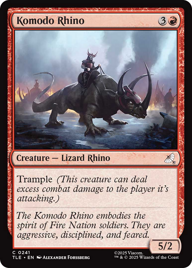 Komodo Rhino [Avatar: The Last Airbender: Eternal-Legal] | Magic Magpie