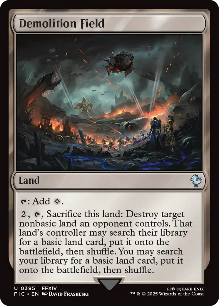 Demolition Field [FINAL FANTASY Commander] | Magic Magpie