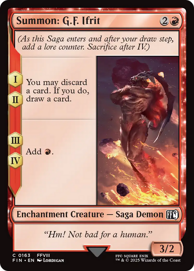 Summon: G.F. Ifrit [FINAL FANTASY] | Magic Magpie