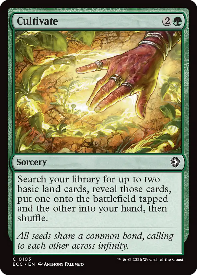 Cultivate [Lorwyn Eclipsed Commander] | Magic Magpie