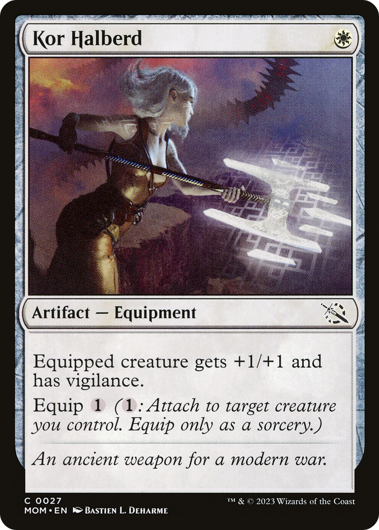 Kor Halberd [March of the Machine] | Magic Magpie