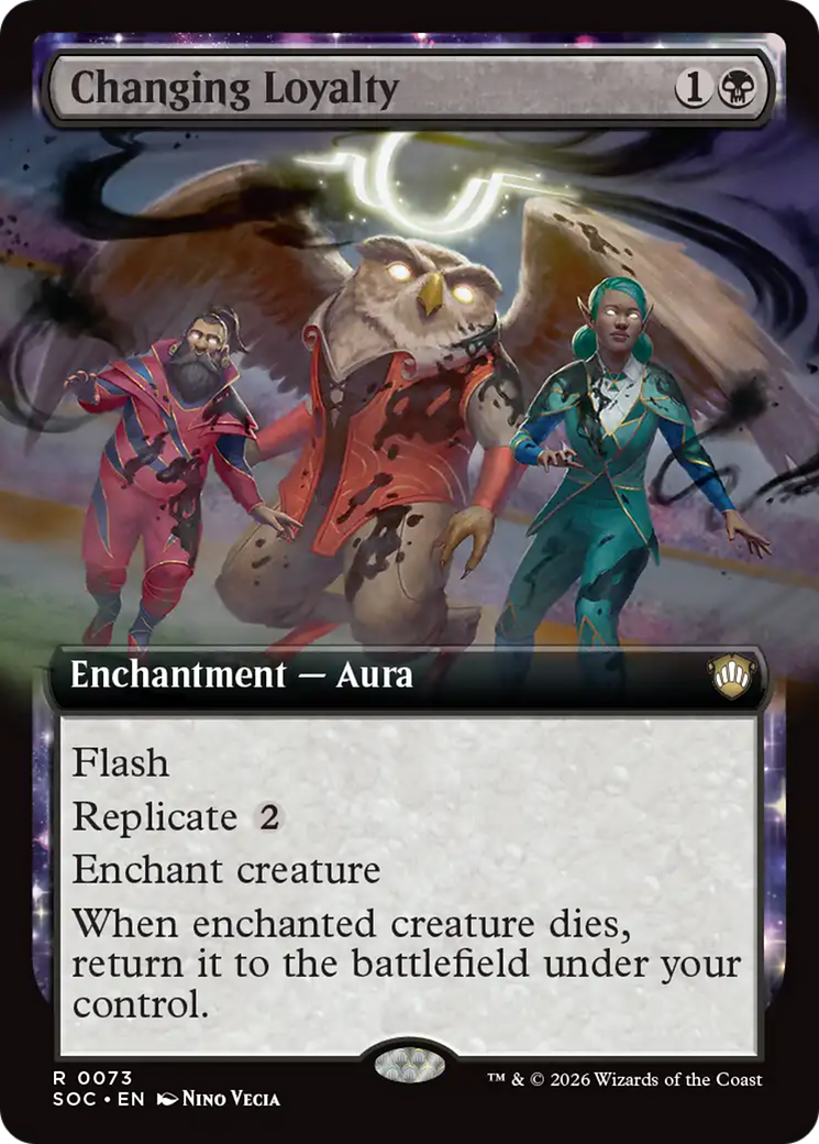 Changing Loyalty (Extended Art) [Secrets of Strixhaven Commander] | Magic Magpie