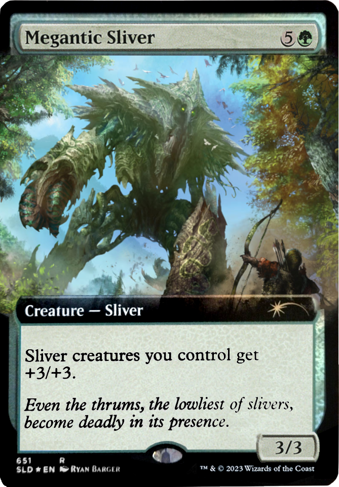 Megantic Sliver (Extended Art) [Secret Lair Drop Promos] | Magic Magpie