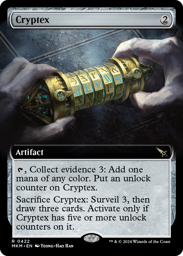 Cryptex (Extended Art) [Murders at Karlov Manor] | Magic Magpie