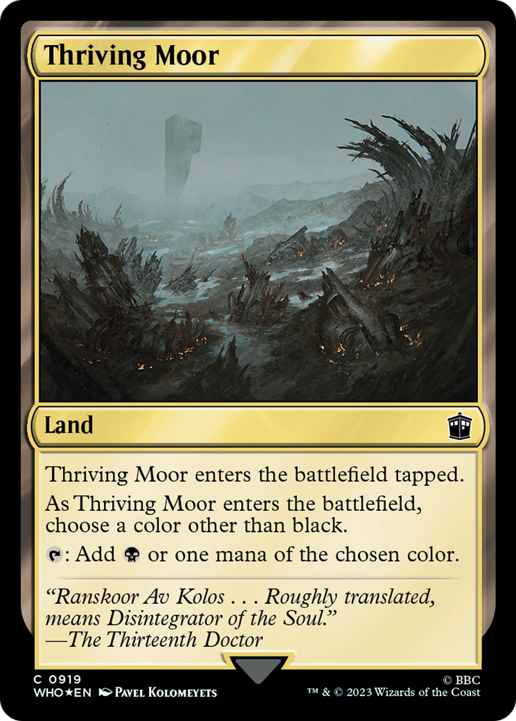 Thriving Moor (Surge Foil) [Doctor Who] | Magic Magpie