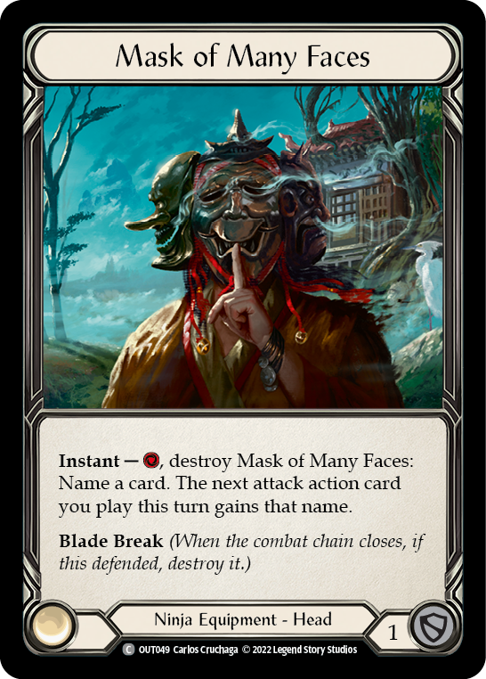 Mask of Many Faces [OUT049] (Outsiders)  Rainbow Foil | Magic Magpie