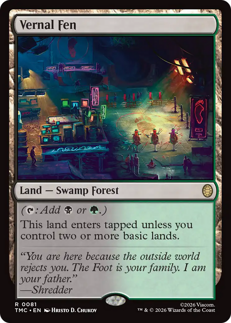 Vernal Fen [Teenage Mutant Ninja Turtles Commander] | Magic Magpie