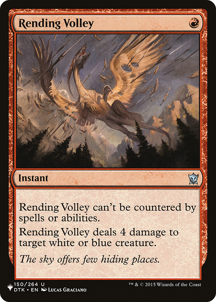 Rending Volley [The List Reprints] | Magic Magpie