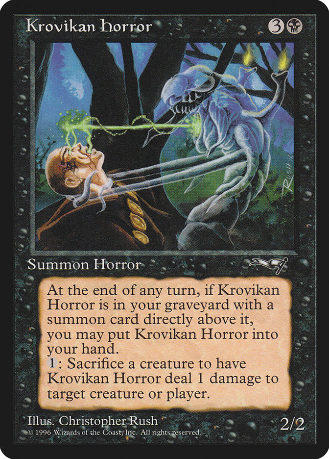 Krovikan Horror [Alliances] | Magic Magpie