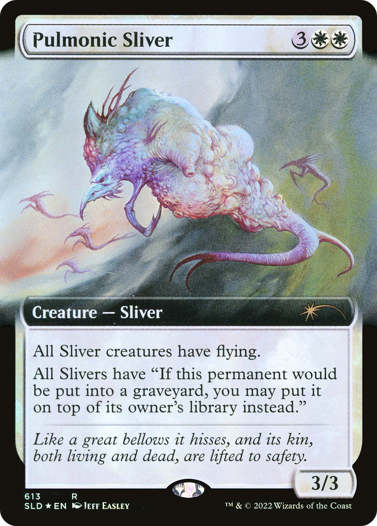 Pulmonic Sliver (Extended Art) [Secret Lair Drop Promos] | Magic Magpie