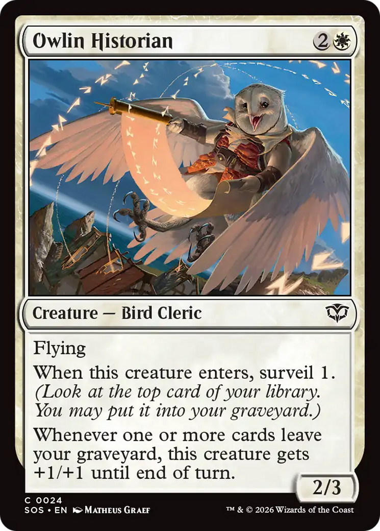 Owlin Historian [Secrets of Strixhaven] | Magic Magpie