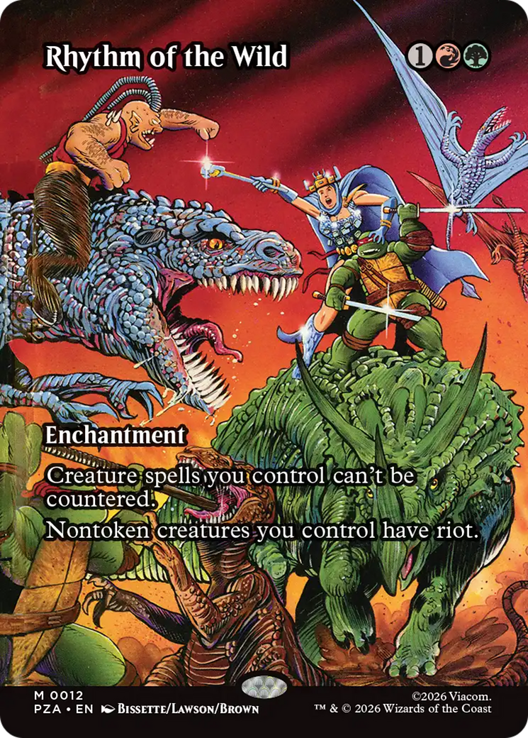 Rhythm of the Wild (Borderless) [Teenage Mutant Ninja Turtles Eternal-Legal] | Magic Magpie