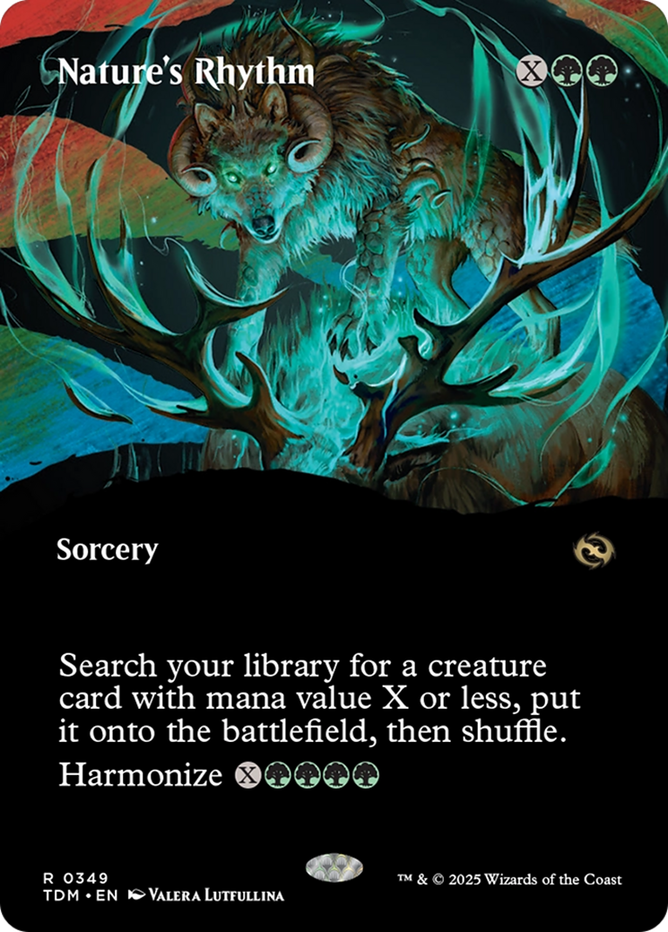 Nature's Rhythm (Borderless) [Tarkir: Dragonstorm] | Magic Magpie
