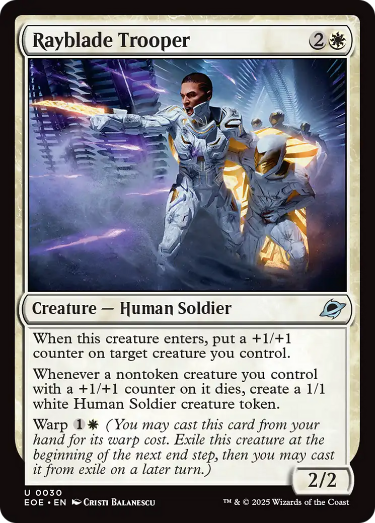 Rayblade Trooper [Edge of Eternities] | Magic Magpie