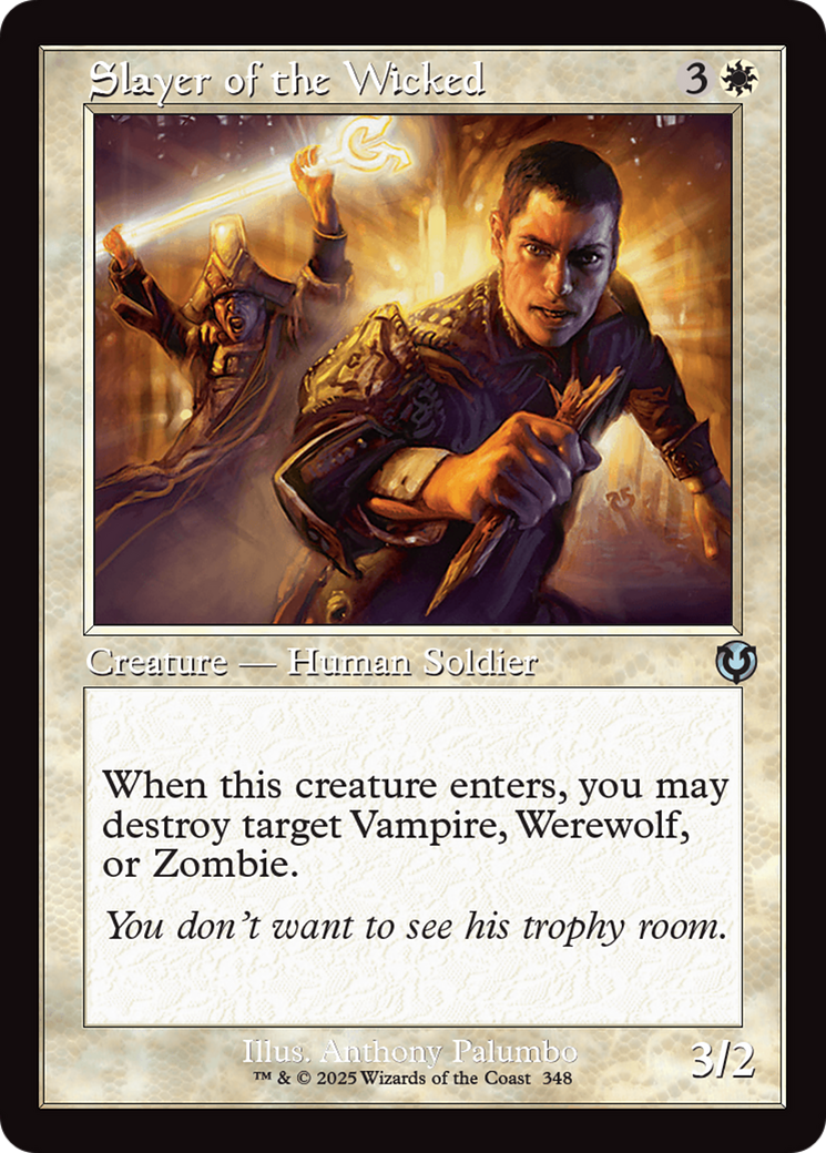 Slayer of the Wicked (Retro Frame) [Innistrad Remastered] | Magic Magpie