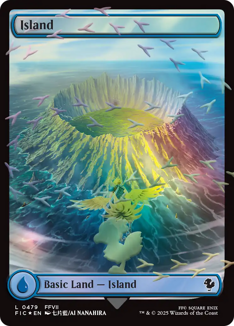 Island (Chocobo Track Foil) [FINAL FANTASY Commander] | Magic Magpie
