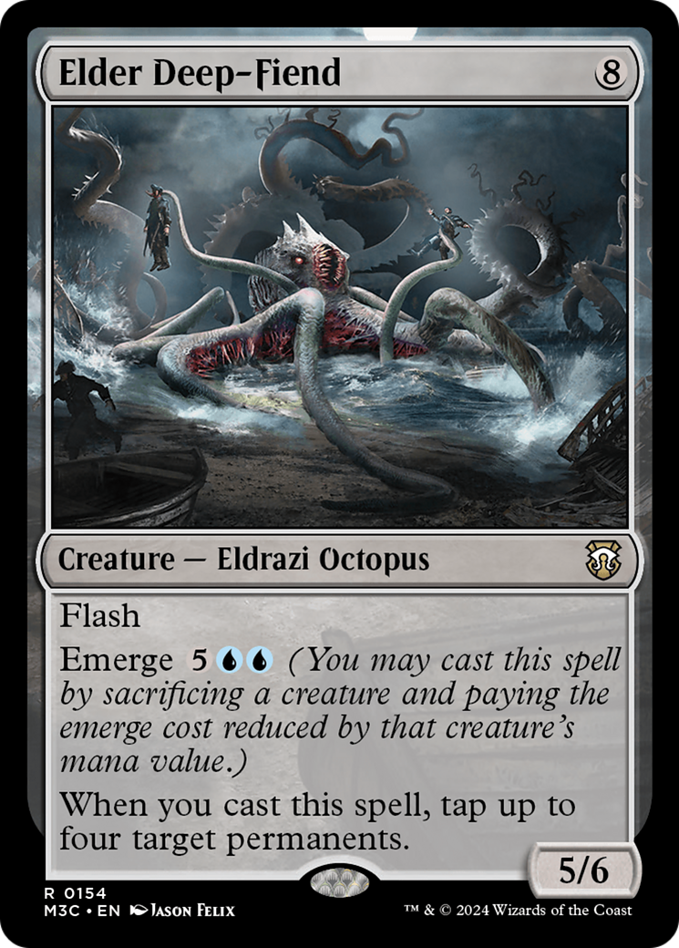 Elder Deep-Fiend (Ripple Foil) [Modern Horizons 3 Commander] | Magic Magpie