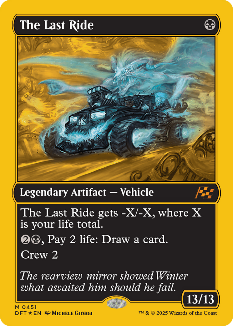 The Last Ride (First-Place Foil) [Aetherdrift] | Magic Magpie