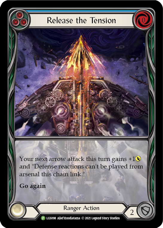 Release the Tension (Blue) [LGS098] (Promo)  Rainbow Foil | Magic Magpie