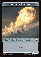 Ballistic Boulder // Food (0019) Double-Sided Token [Avatar: The Last Airbender Tokens] | Magic Magpie