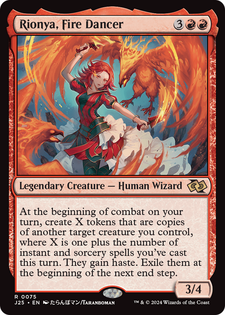 Rionya, Fire Dancer (Anime) [Foundations Jumpstart] | Magic Magpie