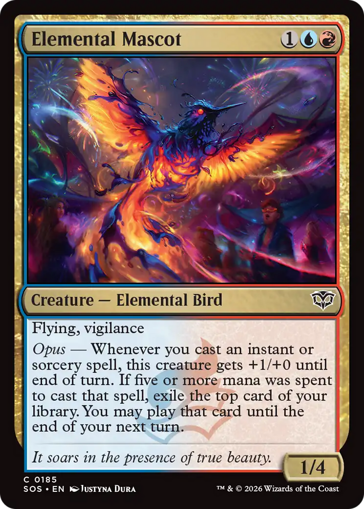 Elemental Mascot [Secrets of Strixhaven] | Magic Magpie