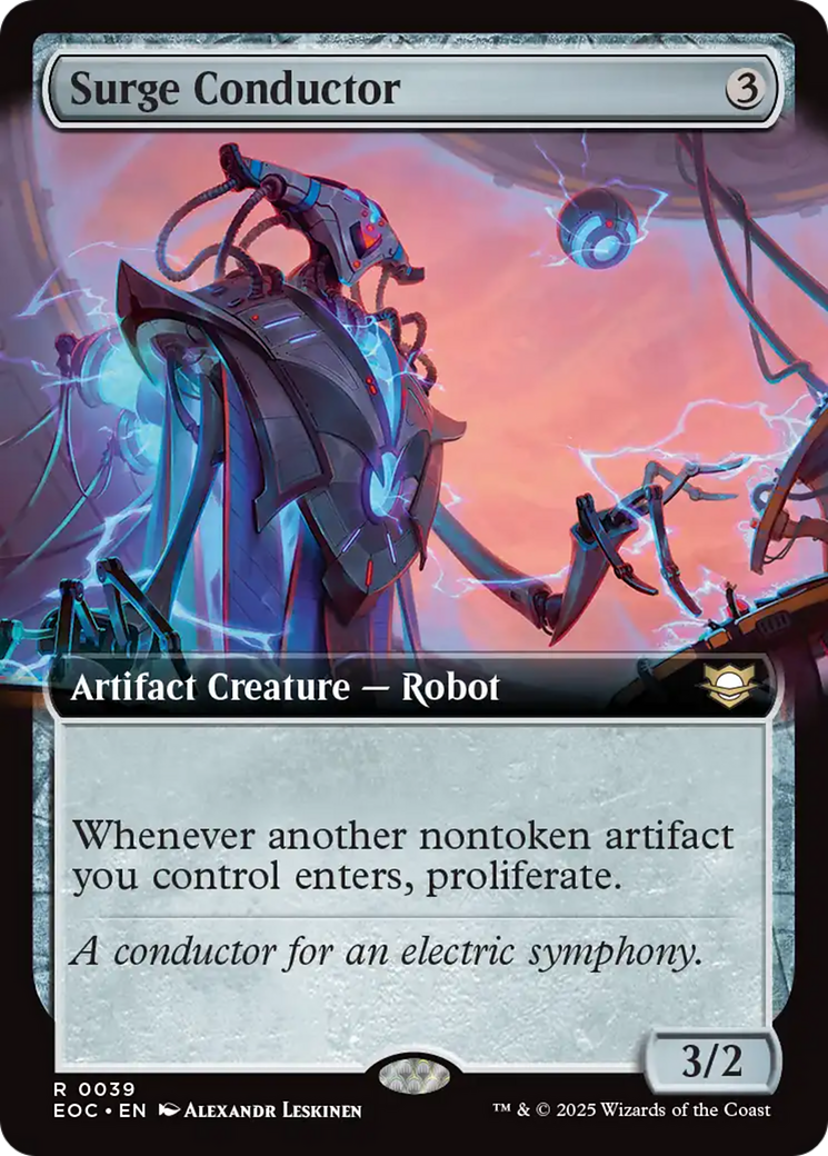Surge Conductor (Extended Art) [Edge of Eternities Commander] | Magic Magpie
