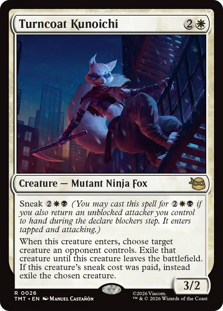 Turncoat Kunoichi [Teenage Mutant Ninja Turtles] | Magic Magpie