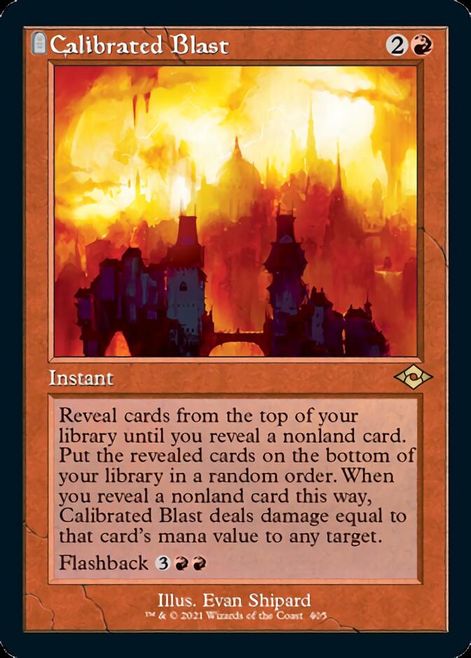 Calibrated Blast (Retro) [Modern Horizons 2] | Magic Magpie